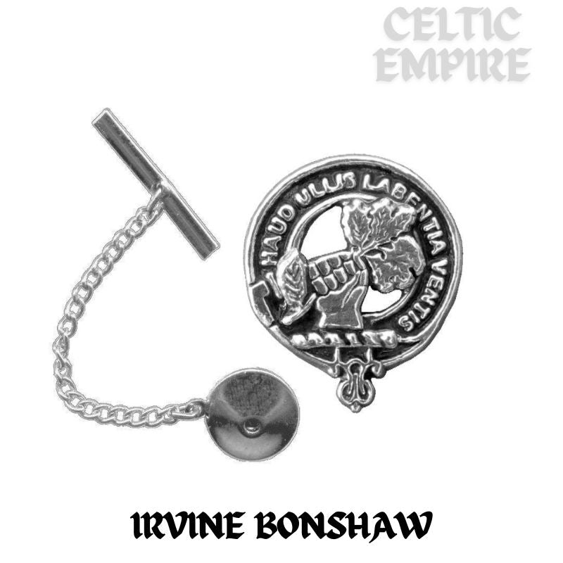 Irvine (Bonshaw) Family Clan Crest Scottish Tie Tack/ Lapel Pin