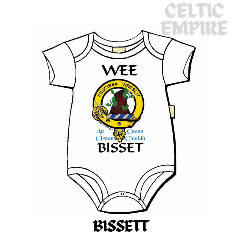 Bisset Scottish Family Clan Crest Baby Jumper