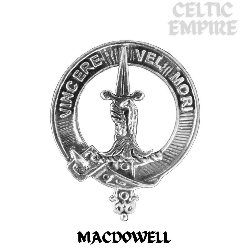 MacDowall Family Clan Crest Badge Whiskey Decanter