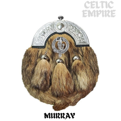 Murray (Mermaid) Scottish Family Clan Crest Badge Dress Fur Sporran