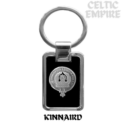 Kinnaird Family Clan Black Stainless Key Ring