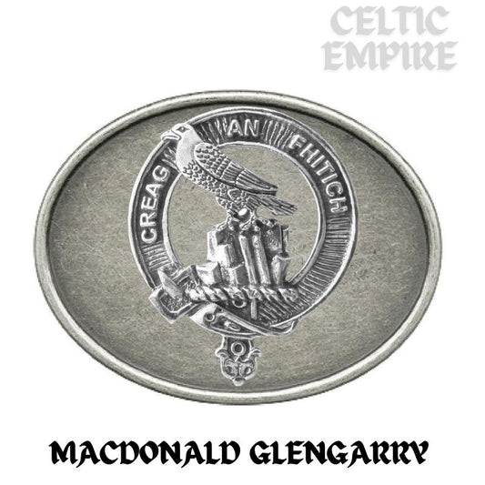 MacDonald Glengarry Family Clan Crest Regular Buckle