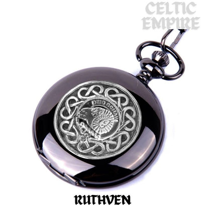 Ruthven Scottish Family Clan Crest Pocket Watch