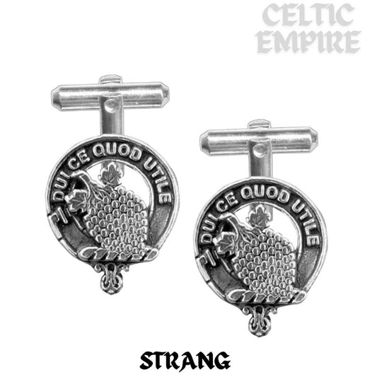 Strang Scottish Family Clan Crest Cufflinks
