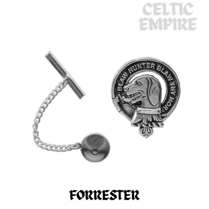 Forrester Family Clan Crest Scottish Tie Tack/ Lapel Pin