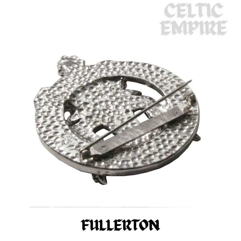 Fullerton Family Clan Crest Scottish Cap Badge