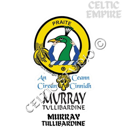 Murray (Tullibardine) Family Clan Crest Decal | Custom Scottish Heritage Car & Laptop Stickers