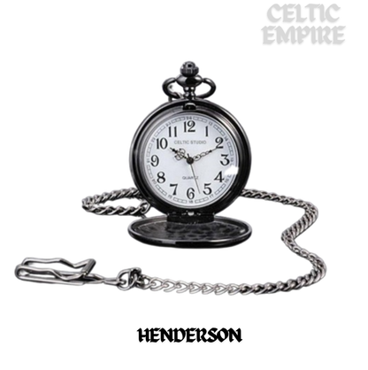 Henderson Scottish Family Clan Crest Pocket Watch