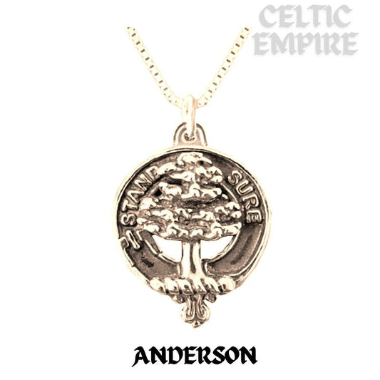 Anderson Family Clan Crest Scottish Pendant
