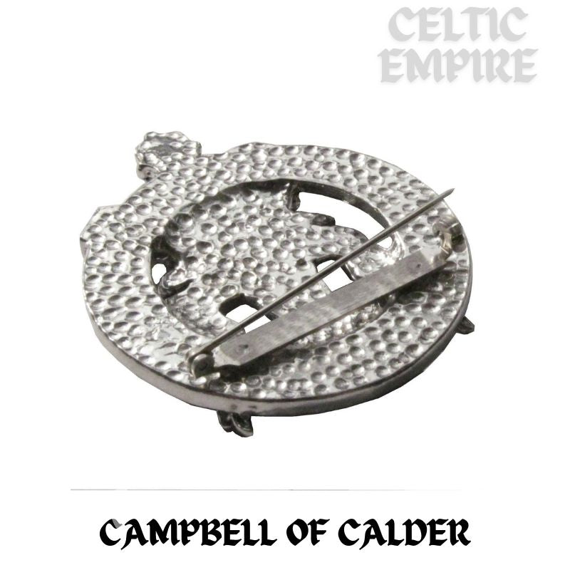 Campbell Calder Family Clan Crest Scottish Cap Badge