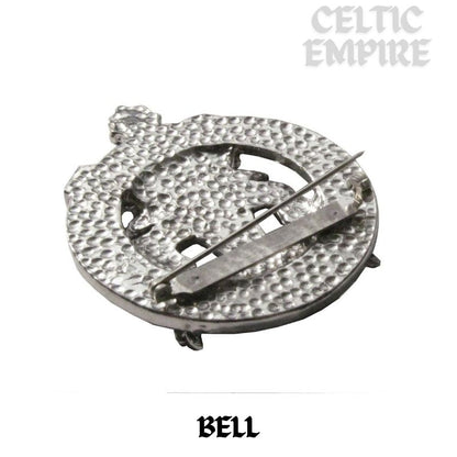 Bell Family Clan Crest Scottish Cap Badge