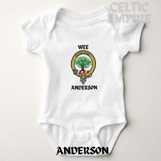 Anderson Scottish Family Clan Crest Full T-Shirt, Family Crest Shirt