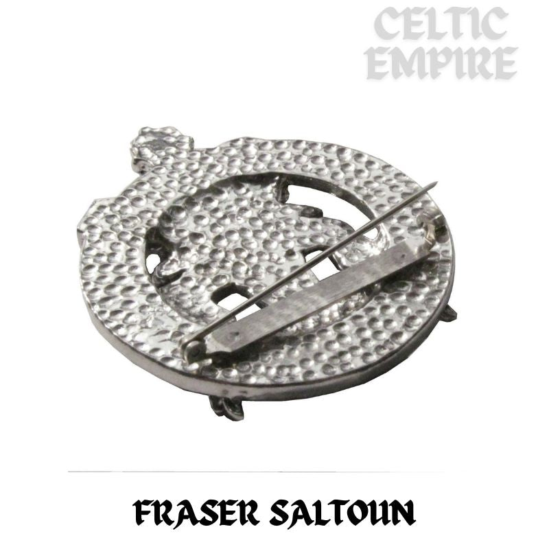 Fraser Saltoun Family Clan Crest Scottish Cap Badge