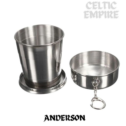 Anderson Scottish Family Clan Crest Folding Cup Key Chain