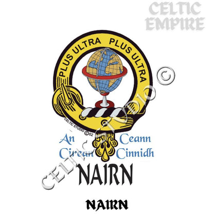 Nairn Clan Crest Decal | Custom Scottish Heritage Car & Laptop Stickers