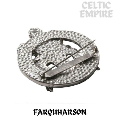 Farquharson Family Clan Crest Scottish Cap Badge