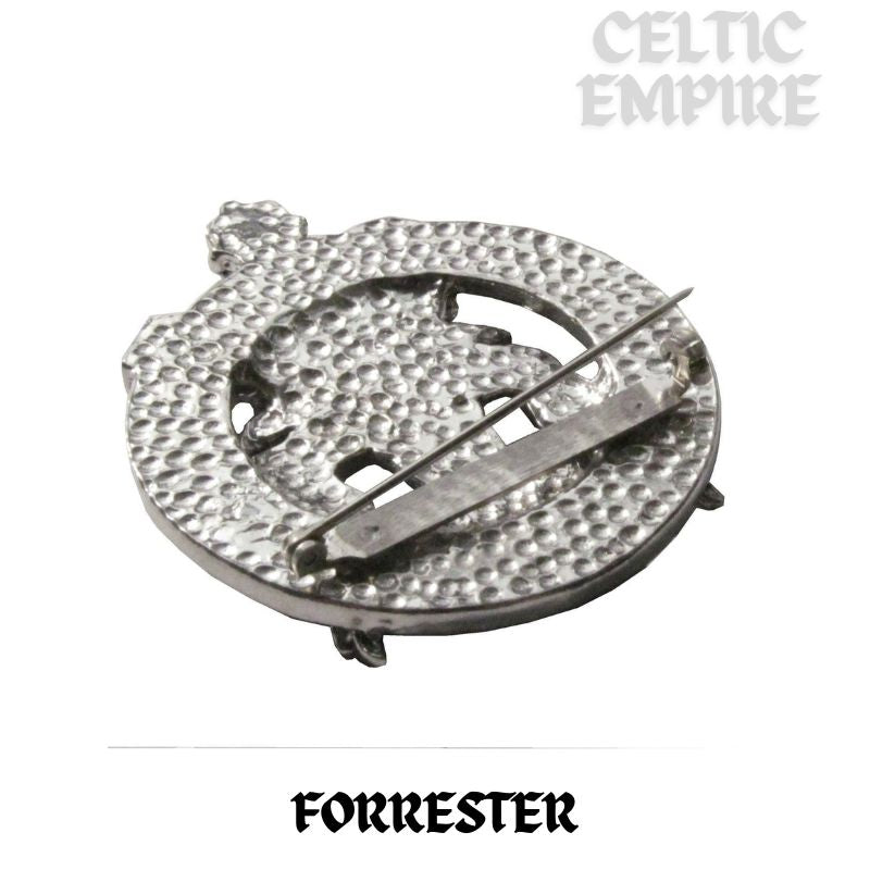 Forrester Family Clan Crest Scottish Cap Badge