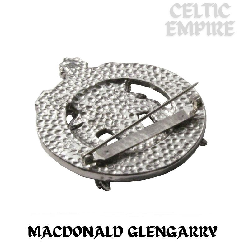 MacDonald Glengarry Family Clan Crest Scottish Cap Badge