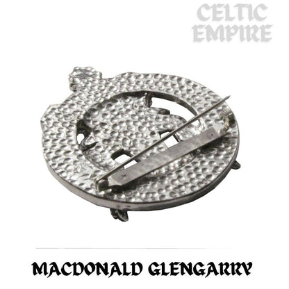 MacDonald Glengarry Family Clan Crest Scottish Cap Badge