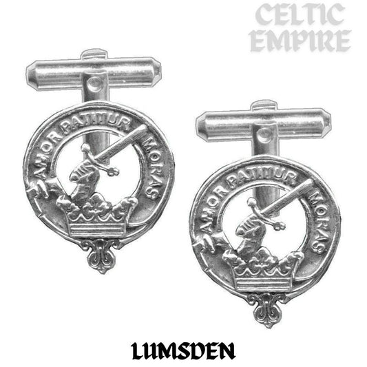 Lumsden Scottish Family Clan Crest Cufflinks