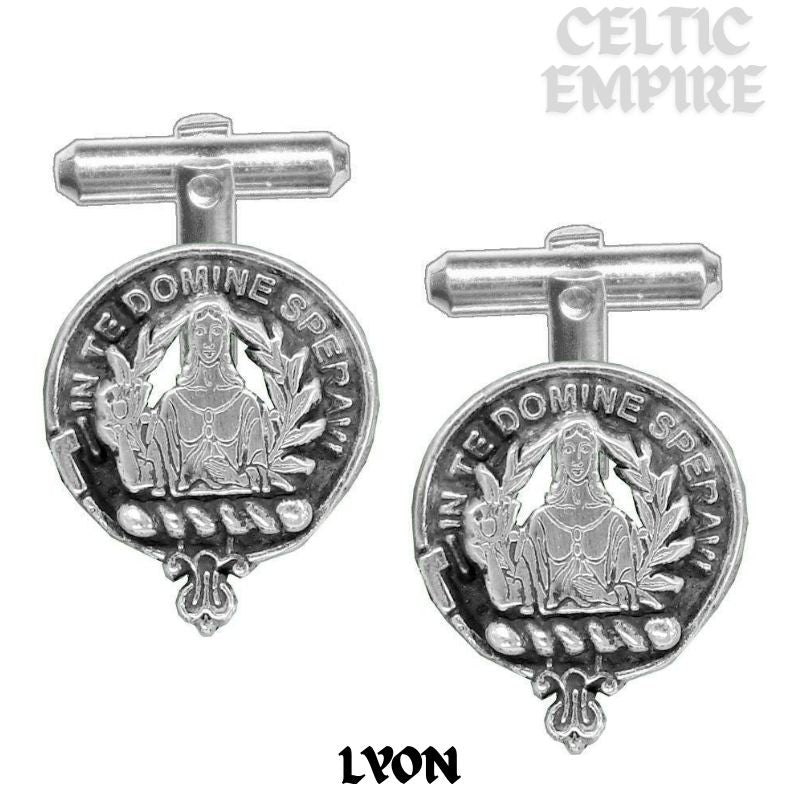 Lyon Scottish Family Clan Crest Cufflinks