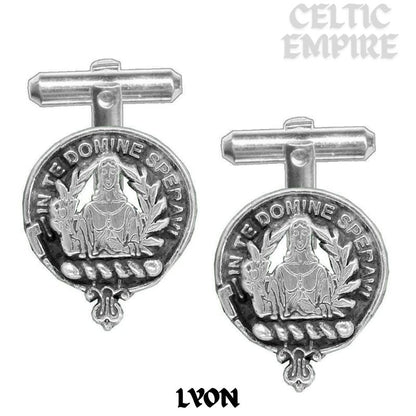 Lyon Scottish Family Clan Crest Cufflinks