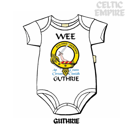 Guthrie Scottish Family Clan Crest Baby Jumper