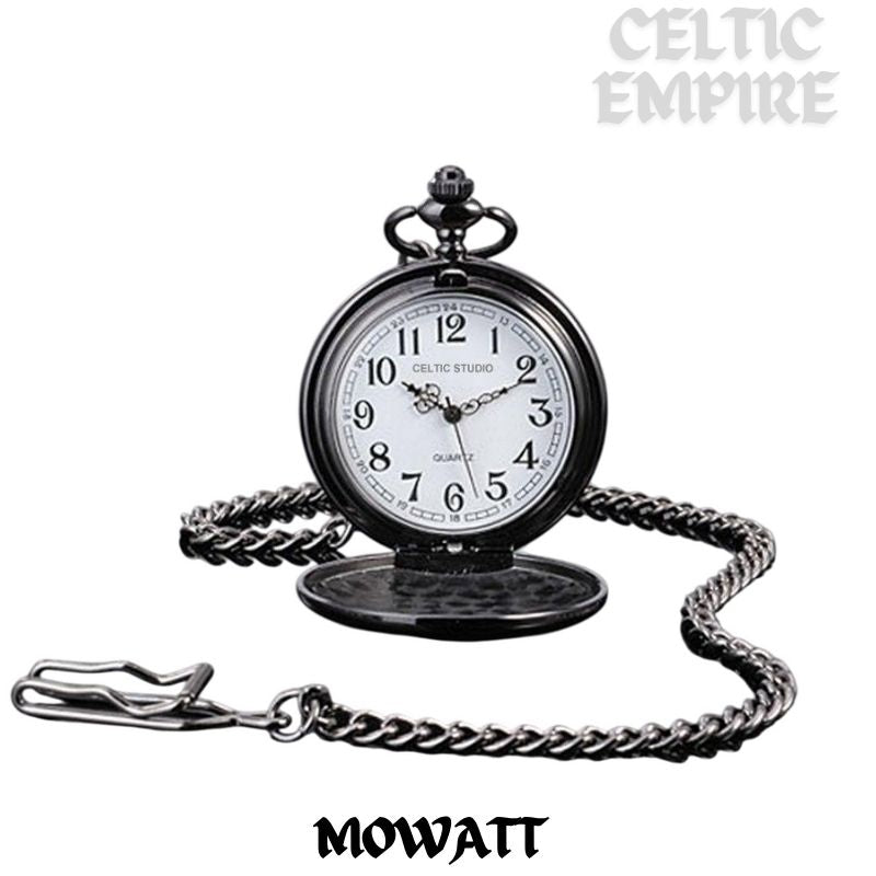 Mowatt Scottish Family Clan Crest Pocket Watch