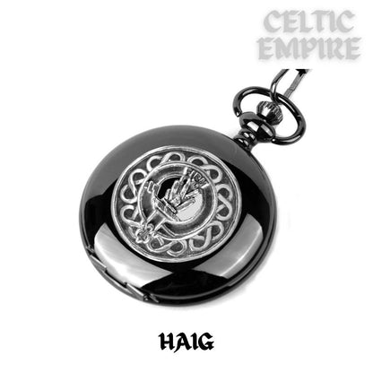 Haig Scottish Family Clan Crest Pocket Watch