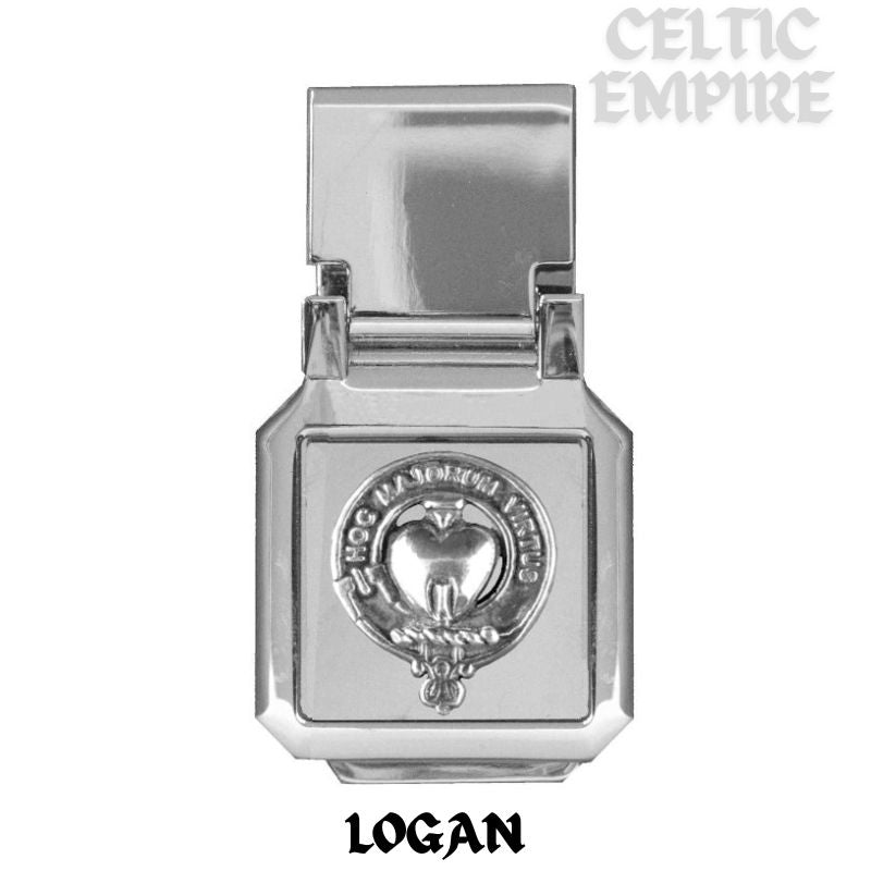 Logan Scottish Family Clan Crest Money Clip