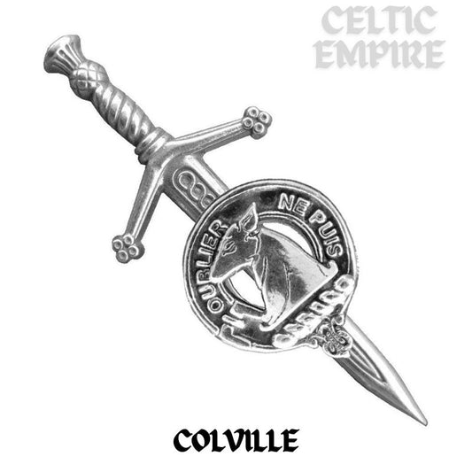 Colville Scottish Family Small Clan Kilt Pin