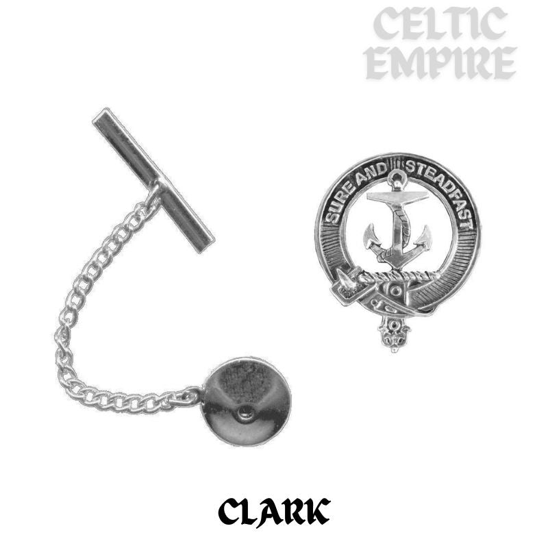 Clarke Family Clan Crest Scottish Tie Tack/ Lapel Pin