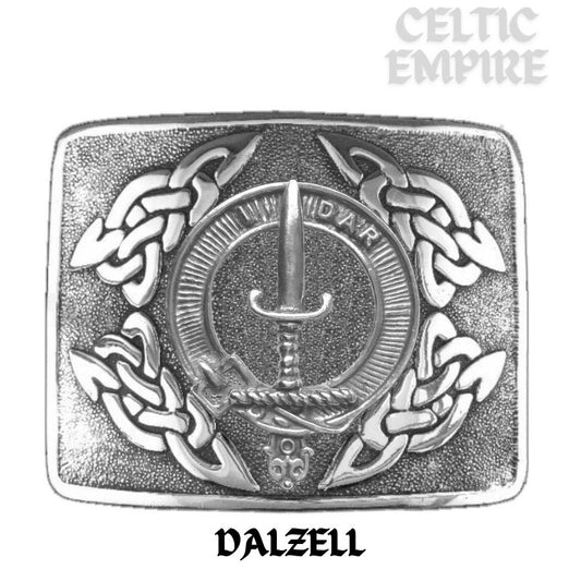 Dalzell Family Clan Crest Interlace Kilt Belt Buckle