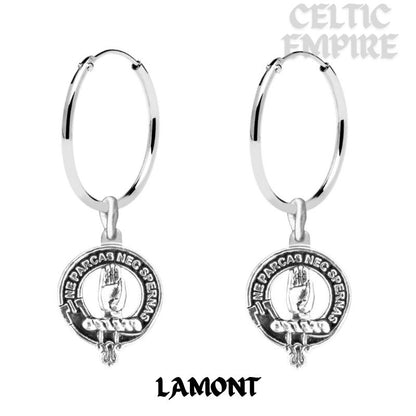 Lamont Family Clan Crest Earrings