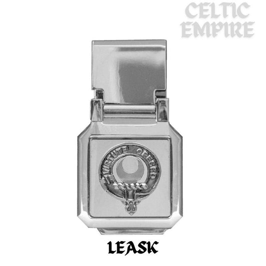 Leask Scottish Family Clan Crest Money Clip