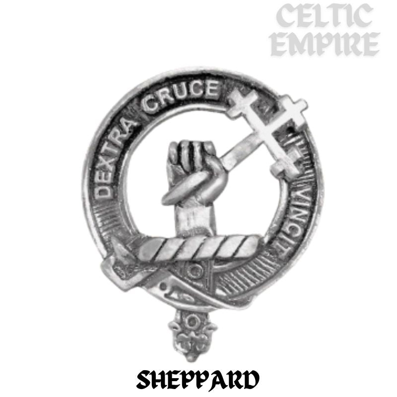 Sheppard Family Clan Crest Scottish Cap Badge
