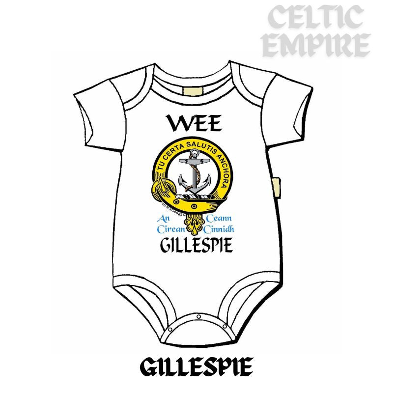 Gillespie Scottish Family Clan Crest Baby Jumper