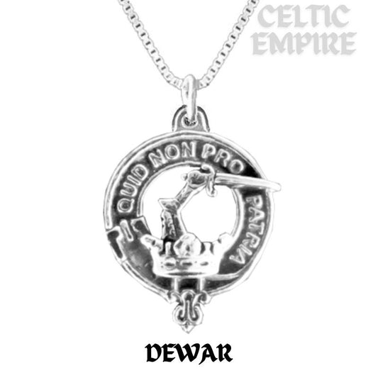 Dewar Family Clan Crest Scottish Pendant