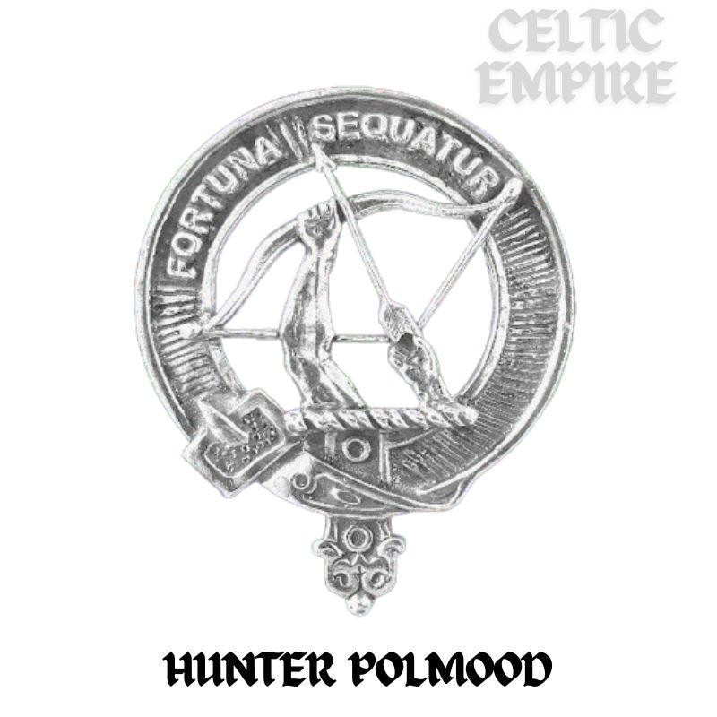 Hunter (Polmood) Family Clan Crest Interlace Kilt Belt Buckle