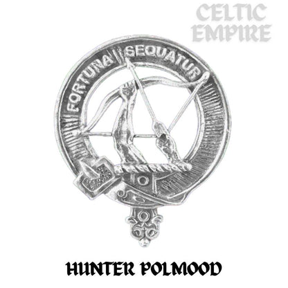Hunter (Polmood) Family Clan Crest Interlace Kilt Belt Buckle