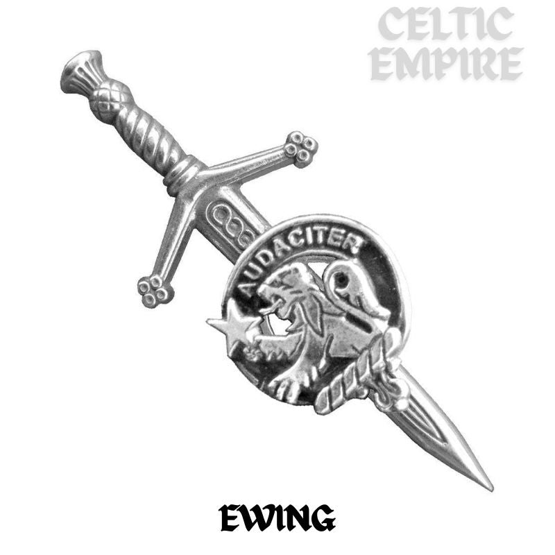 Ewing Scottish Family Small Clan Kilt Pin