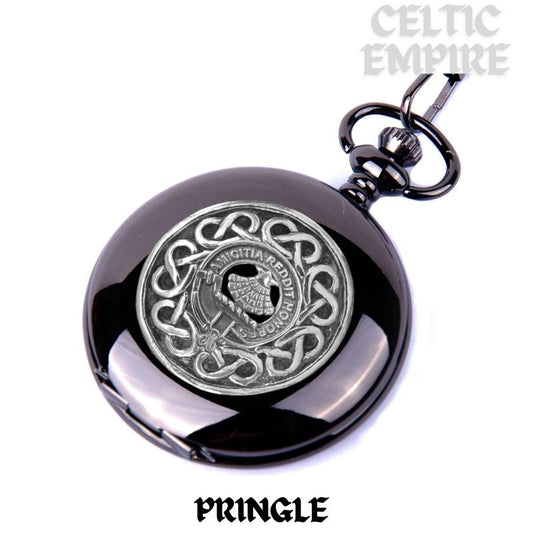 Pringle Scottish Family Clan Crest Pocket Watch