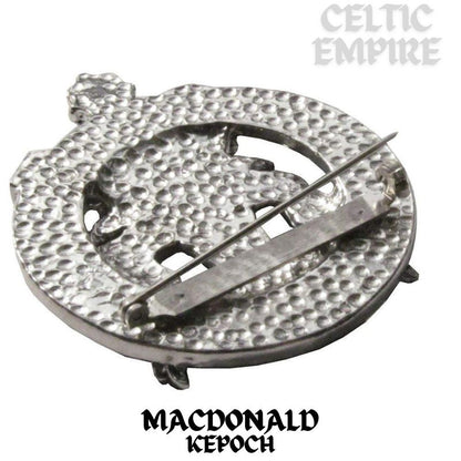 MacDonald Keppoch Family Clan Crest Scottish Cap Badge