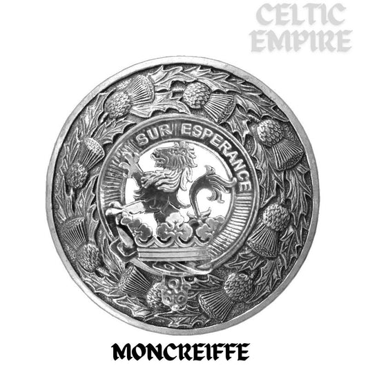 Moncreiffe Family Clan Badge Scottish Plaid Brooch
