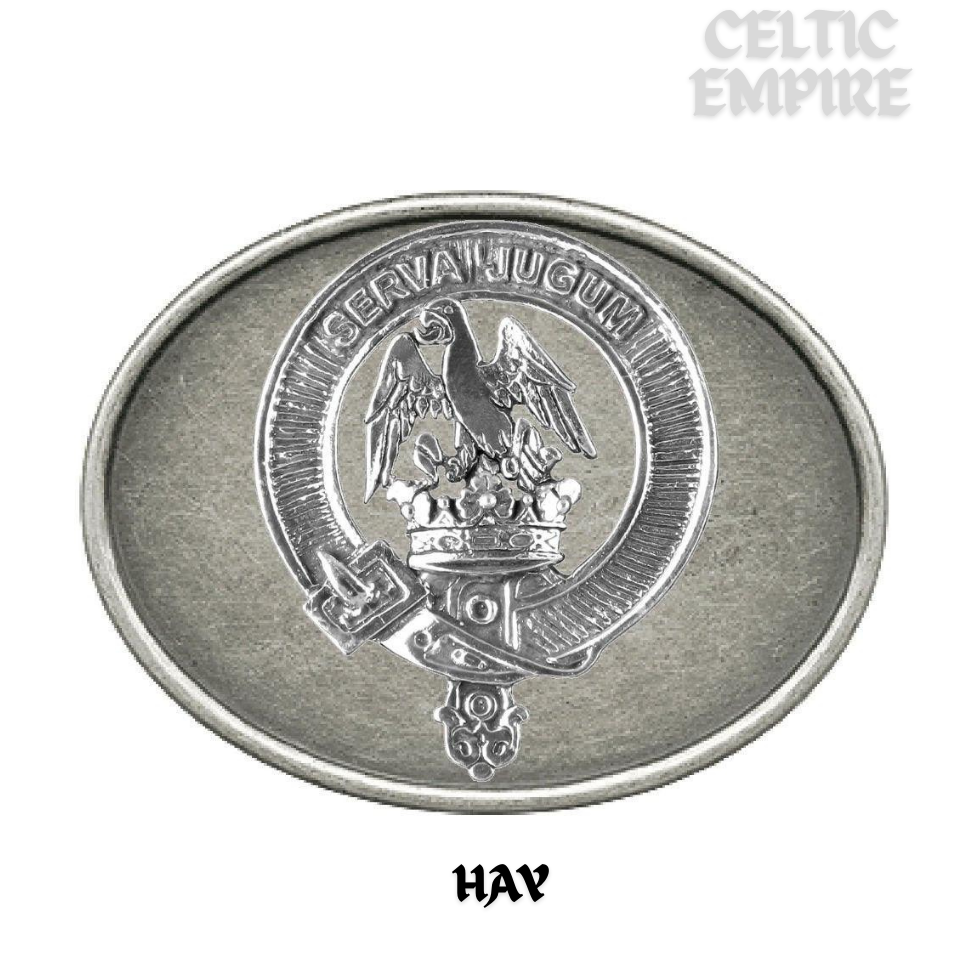 Hay Family Clan Crest Regular Buckle