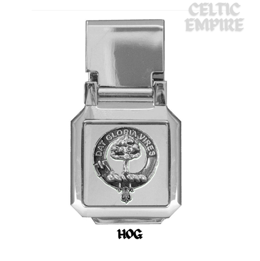 Hog Scottish Family Clan Crest Money Clip