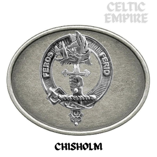 Chisholm Family Clan Crest Regular Buckle