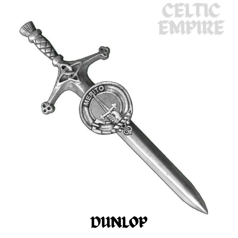 Dunlop Family Clan Crest Kilt Pin, Scottish Pin