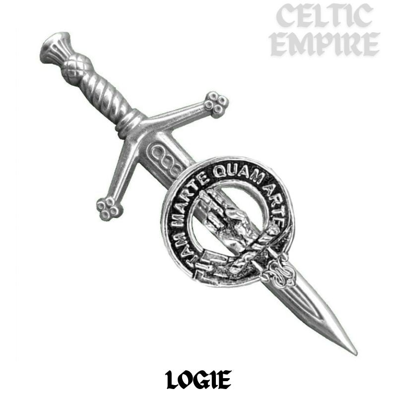 Logie Scottish Small Family Clan Kilt Pin