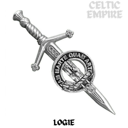 Logie Scottish Small Family Clan Kilt Pin